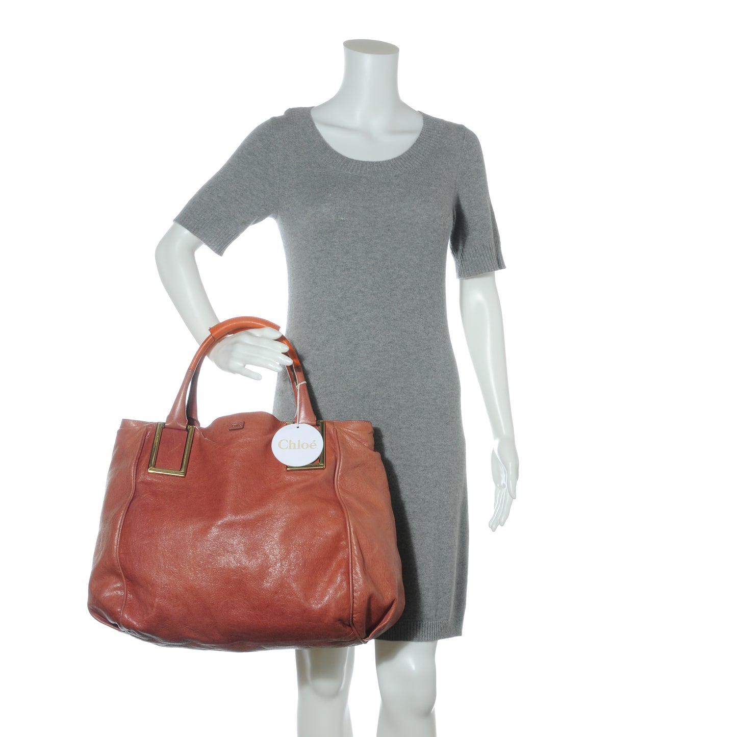 Leather Large Ethel Satchel Tote