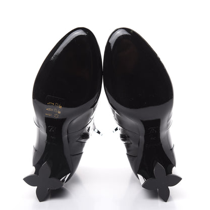 Louis Vuitton Patent Silhouette Ankle Boots 36 Black 5 of 9
