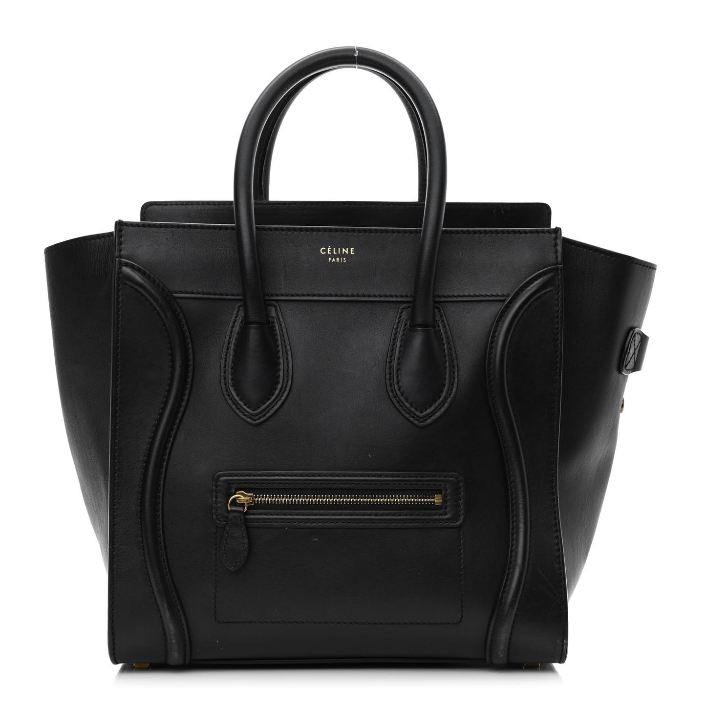 Smooth Calfskin Mini Luggage Black
