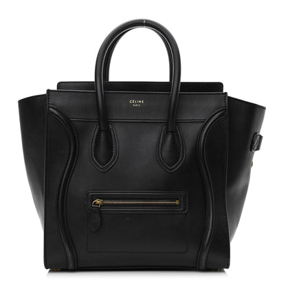 Celine Smooth Calfskin Mini Luggage Black 1 of 15