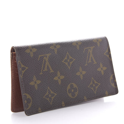 Louis Vuitton Monogram Checkbook Holder Wallet Cover 3 of 9