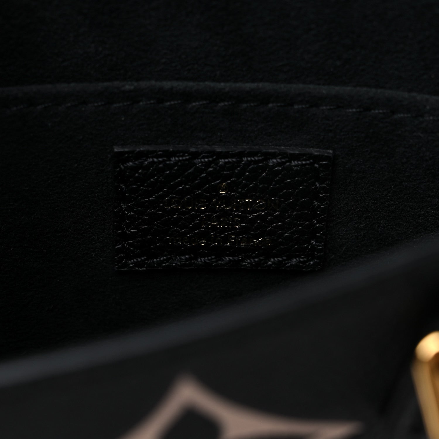Louis Vuitton Empreinte Monogram Giant Petit Sac Plat Black Beige 6 of 10