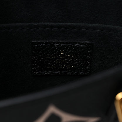 Louis Vuitton Empreinte Monogram Giant Petit Sac Plat Black Beige 6 of 10