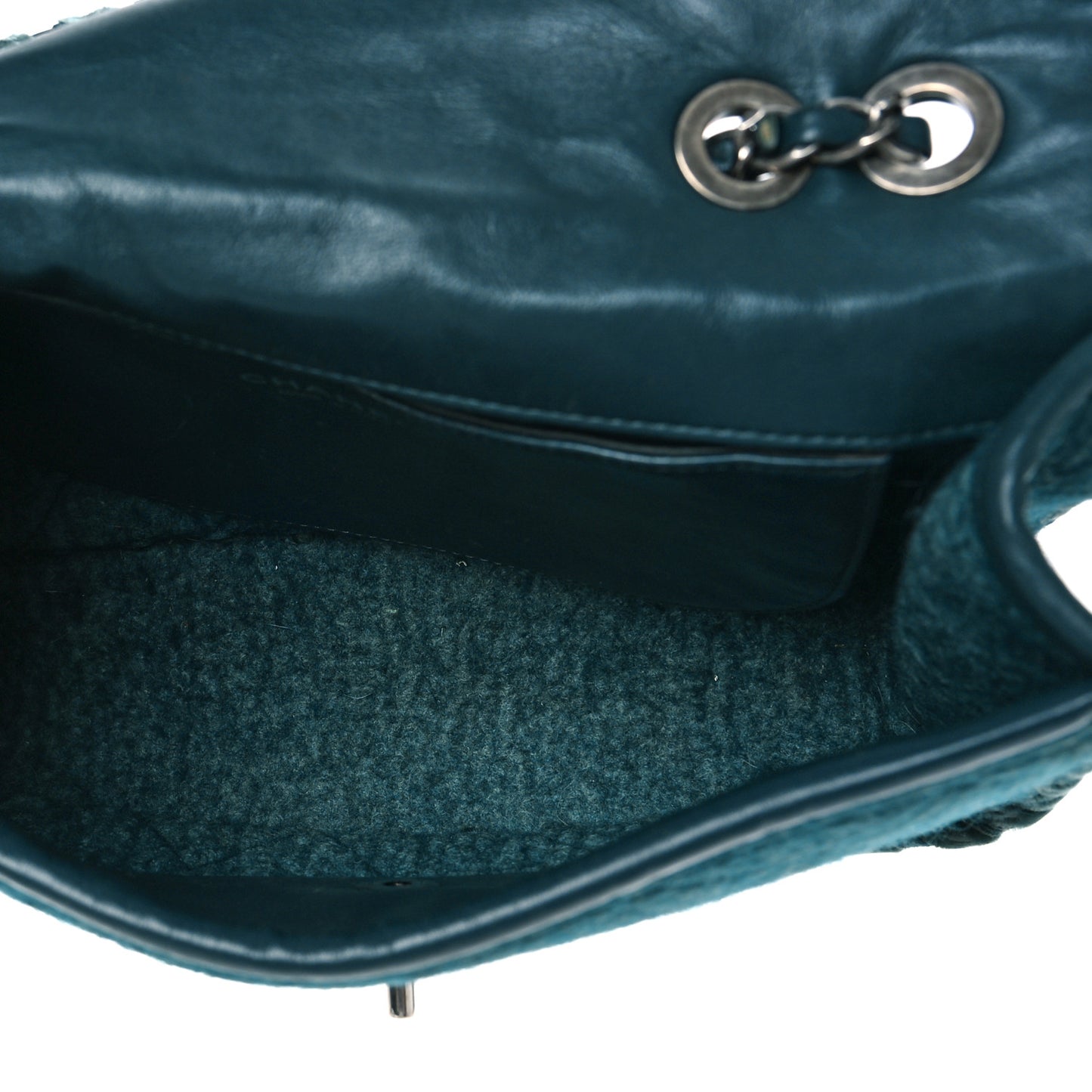 Fancy Felt Flap Teal
