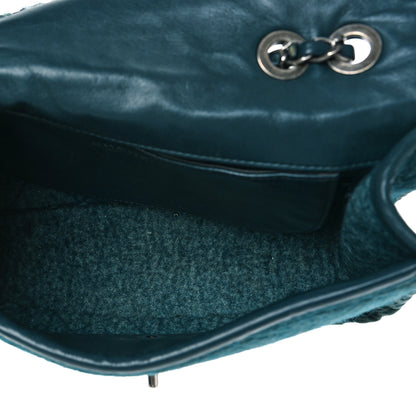 Chanel Fancy Felt Flap Teal 5 of 10