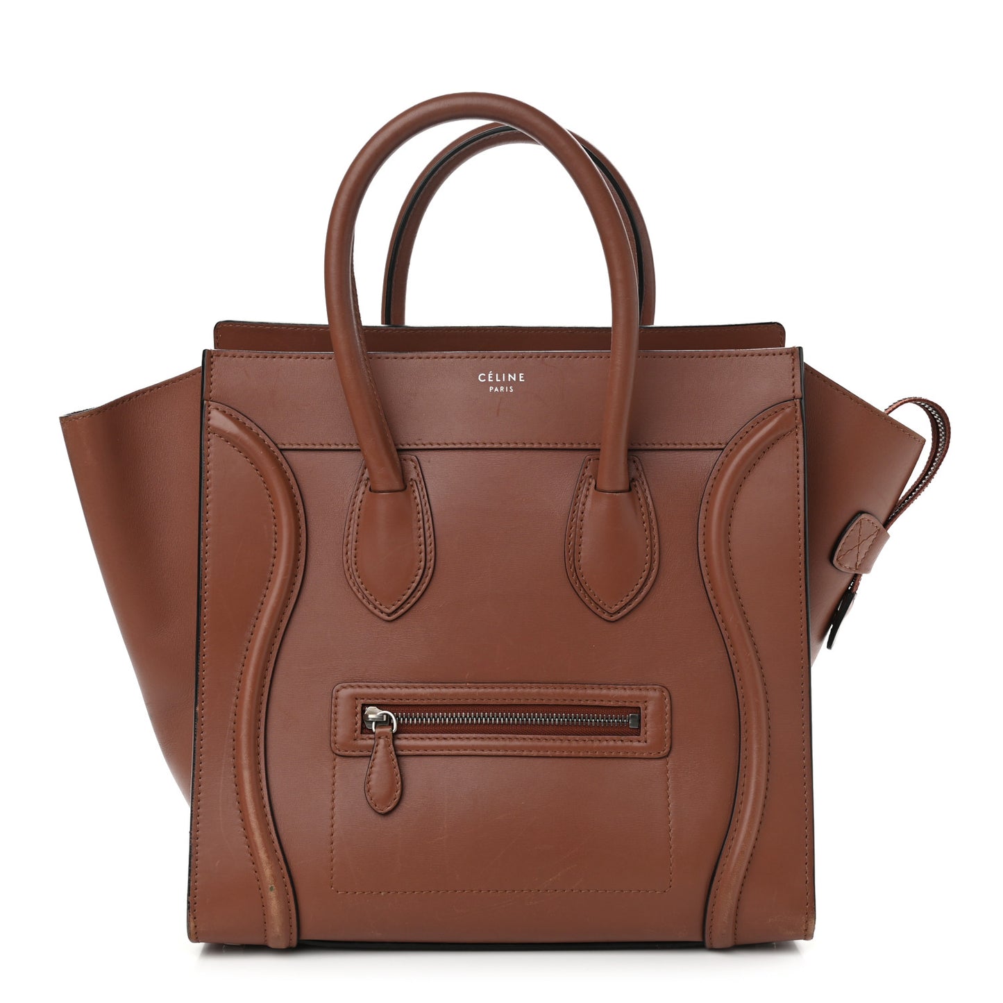 Smooth Calfskin Mini Luggage Sienna