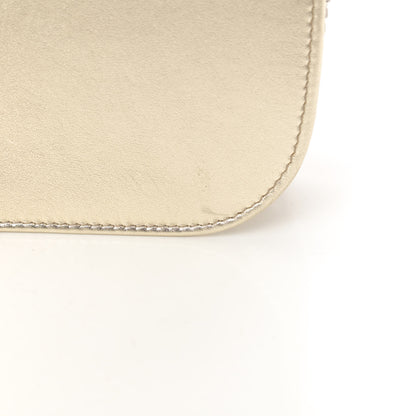 Prada Metallic Nappa Impunture Small Diagramme Crossbody Bag Gold 12 of 12
