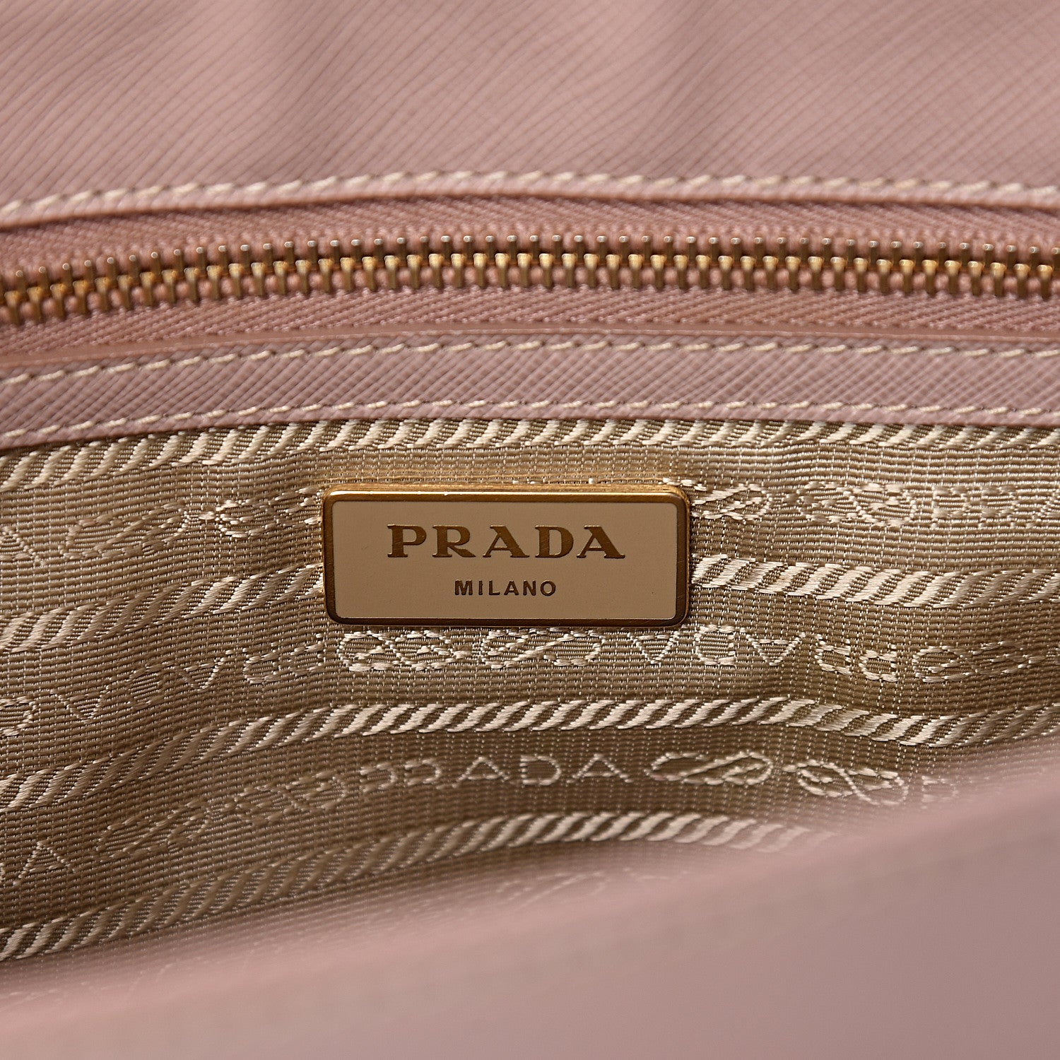Prada Saffiano Small Galleria Double Zip Tote Cammeo 7 of 12