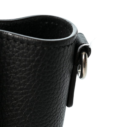 Celine Drummed Calfskin Nano Luggage Black 10 of 10
