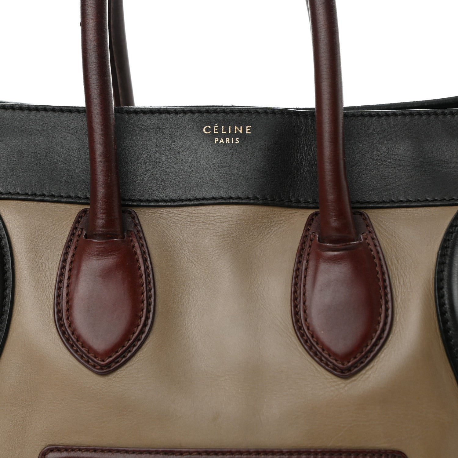Celine Smooth Calfskin Mini Tri-Color Luggage Grey 9 of 15