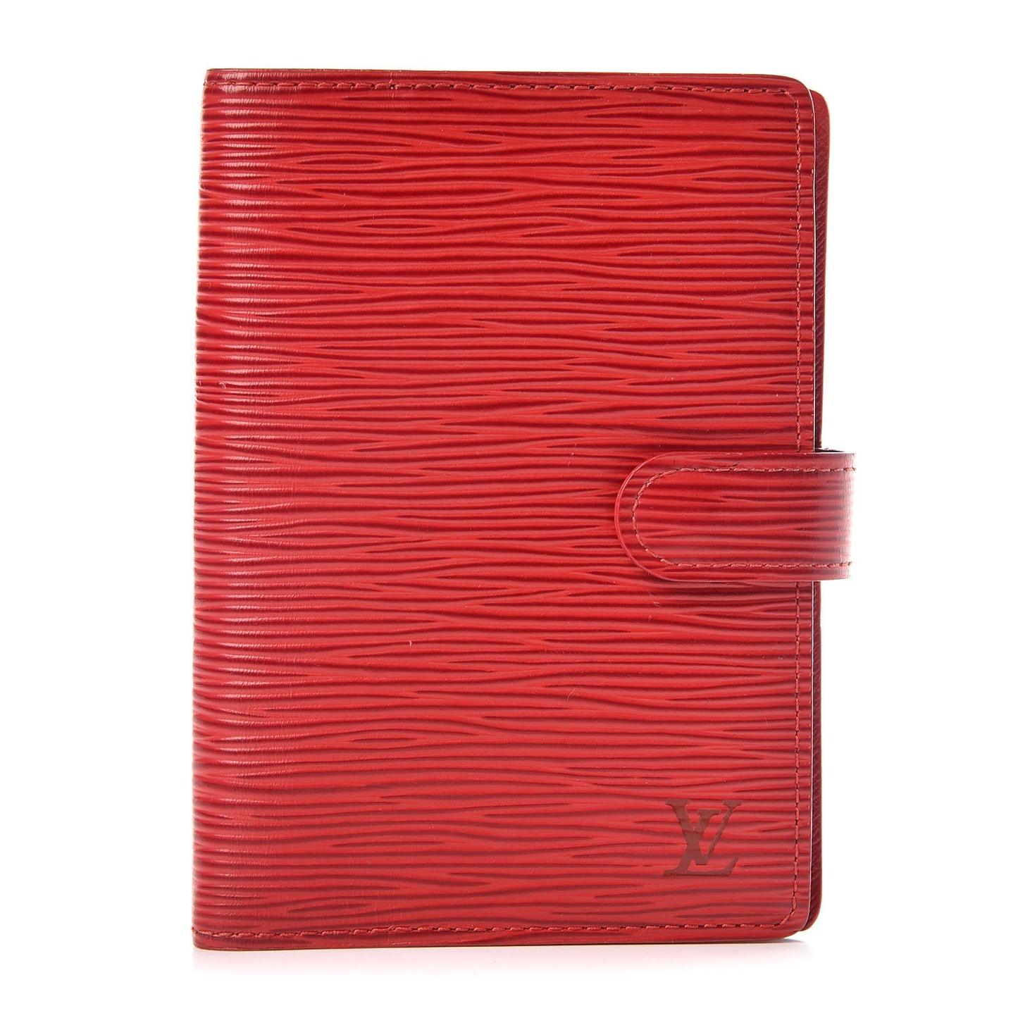 Epi Small Ring Agenda Cover Castillan Red