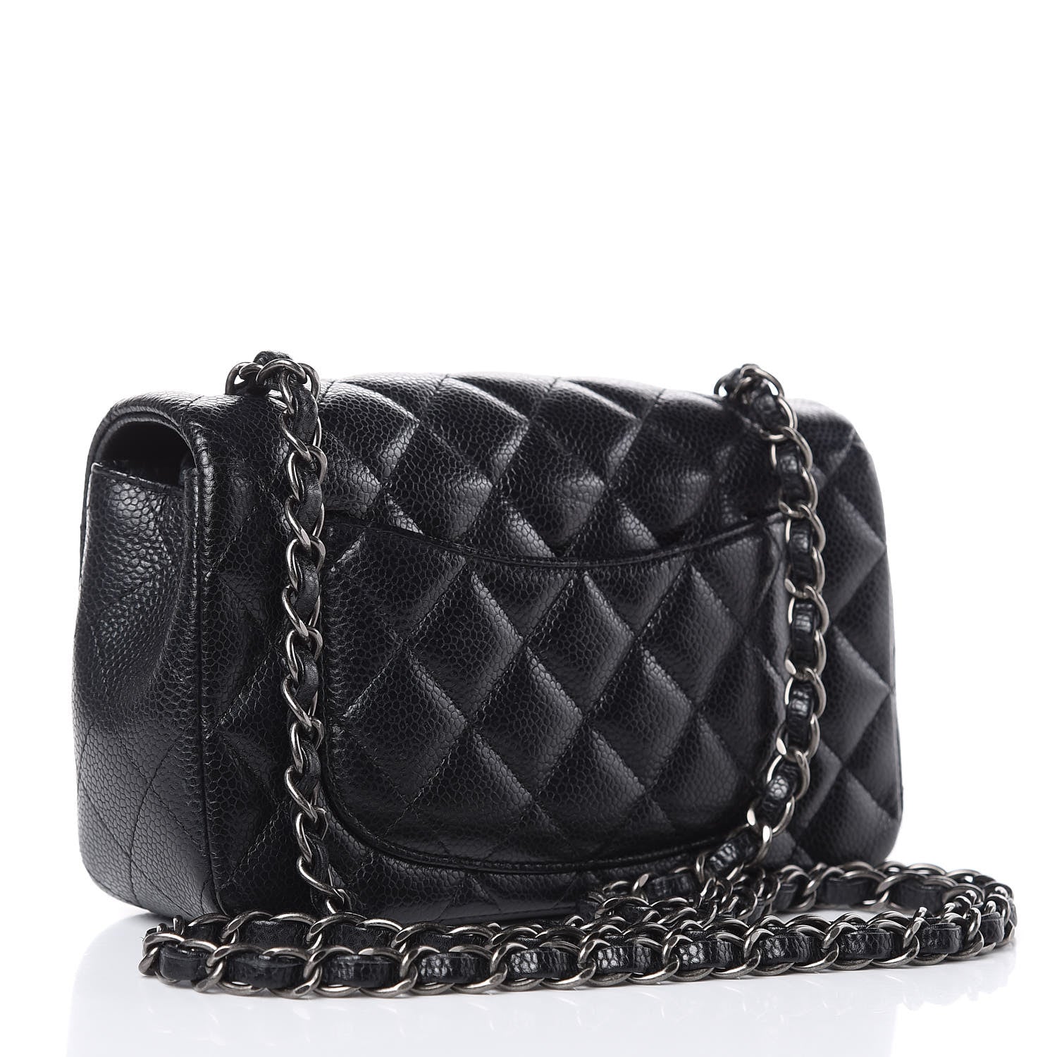 Chanel Caviar Quilted Mini Rectangular Flap Black 3 of 13