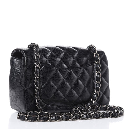 Chanel Caviar Quilted Mini Rectangular Flap Black 3 of 13