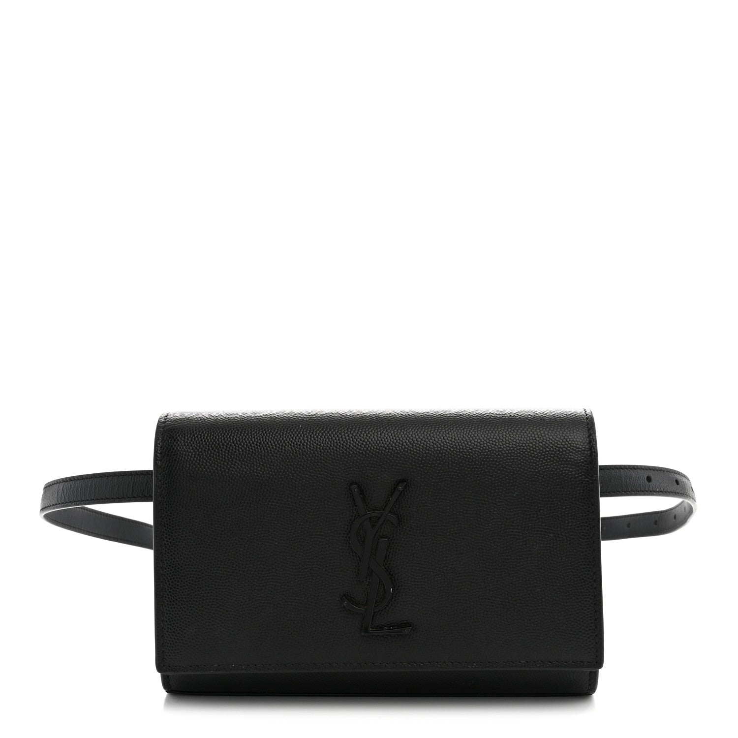 Saint Laurent Grain De Poudre Monogram Kate Belt Bag Black 1 of 10
