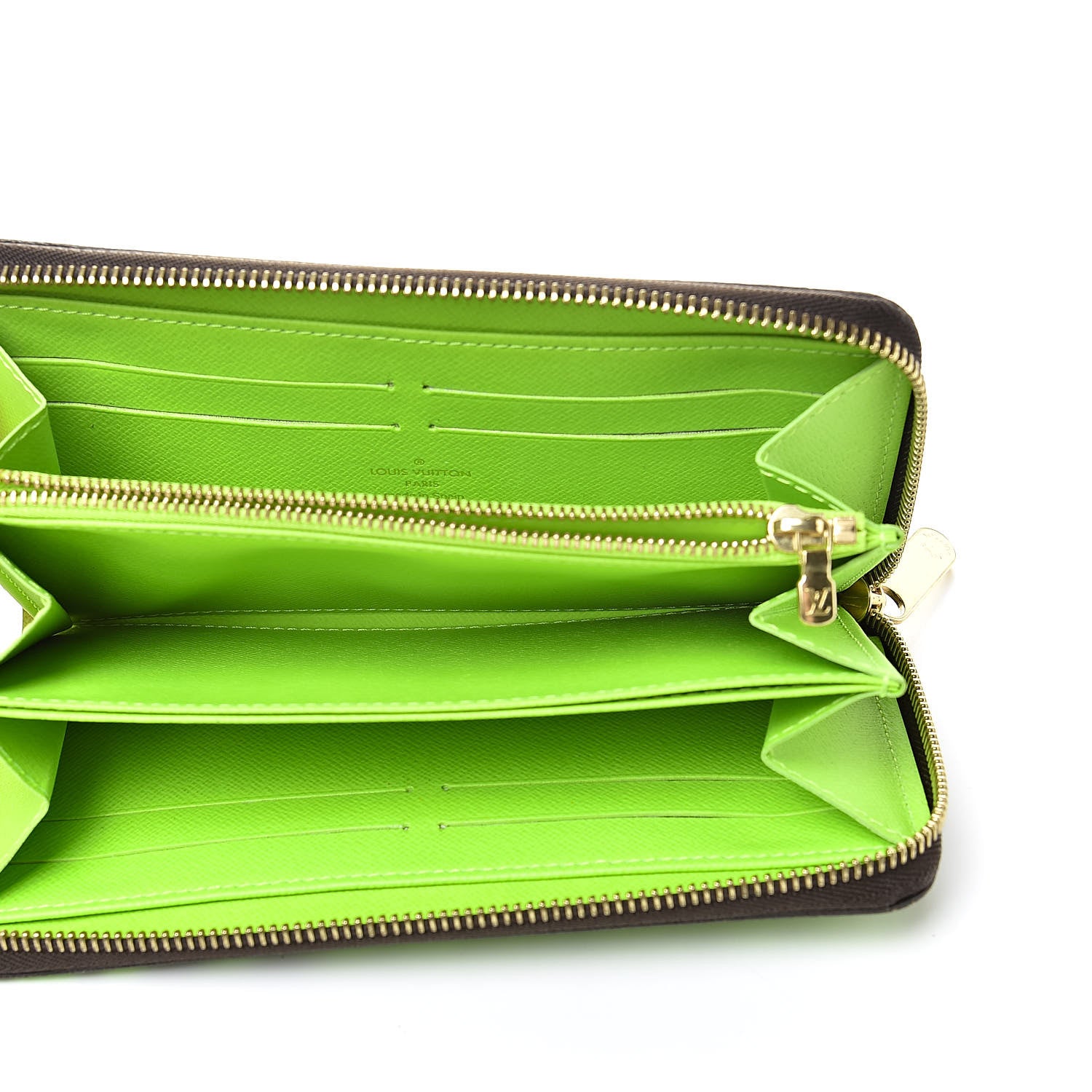 Louis Vuitton Monogram Graffiti Zippy Wallet Green 5 of 10