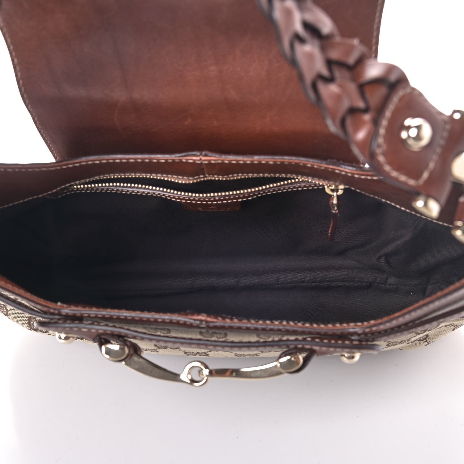 Gucci Monogram Pelham Shoulder Bag Brown 4 of 7