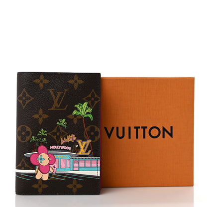 Louis Vuitton Monogram 2021 Christmas Animation Hollywood Passport Cover Fuchsia 9 of 9