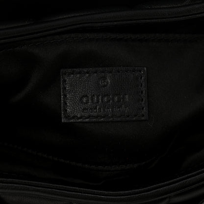 Gucci Nappa Vertical Matelasse Small Maxi Horsebit Chain Shoulder Bag Black 6 of 10