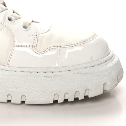 Christian Dior Nylon Fabric Womens D-Player High Top Sneakers 36 White Grey 10 of 11