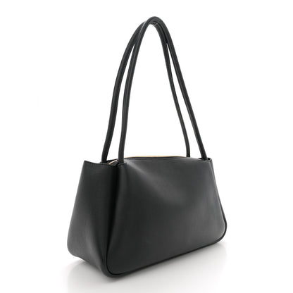 Prada Soft Calfskin Medium Darling Shoulder Bag Black 3 of 11