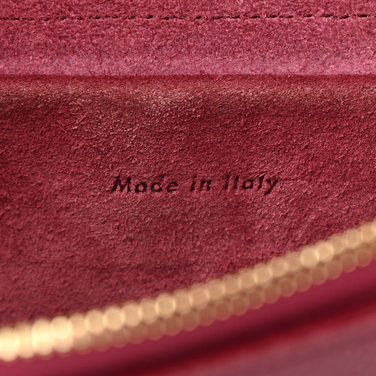 Grained Calfskin Micro Belt Bag Plum