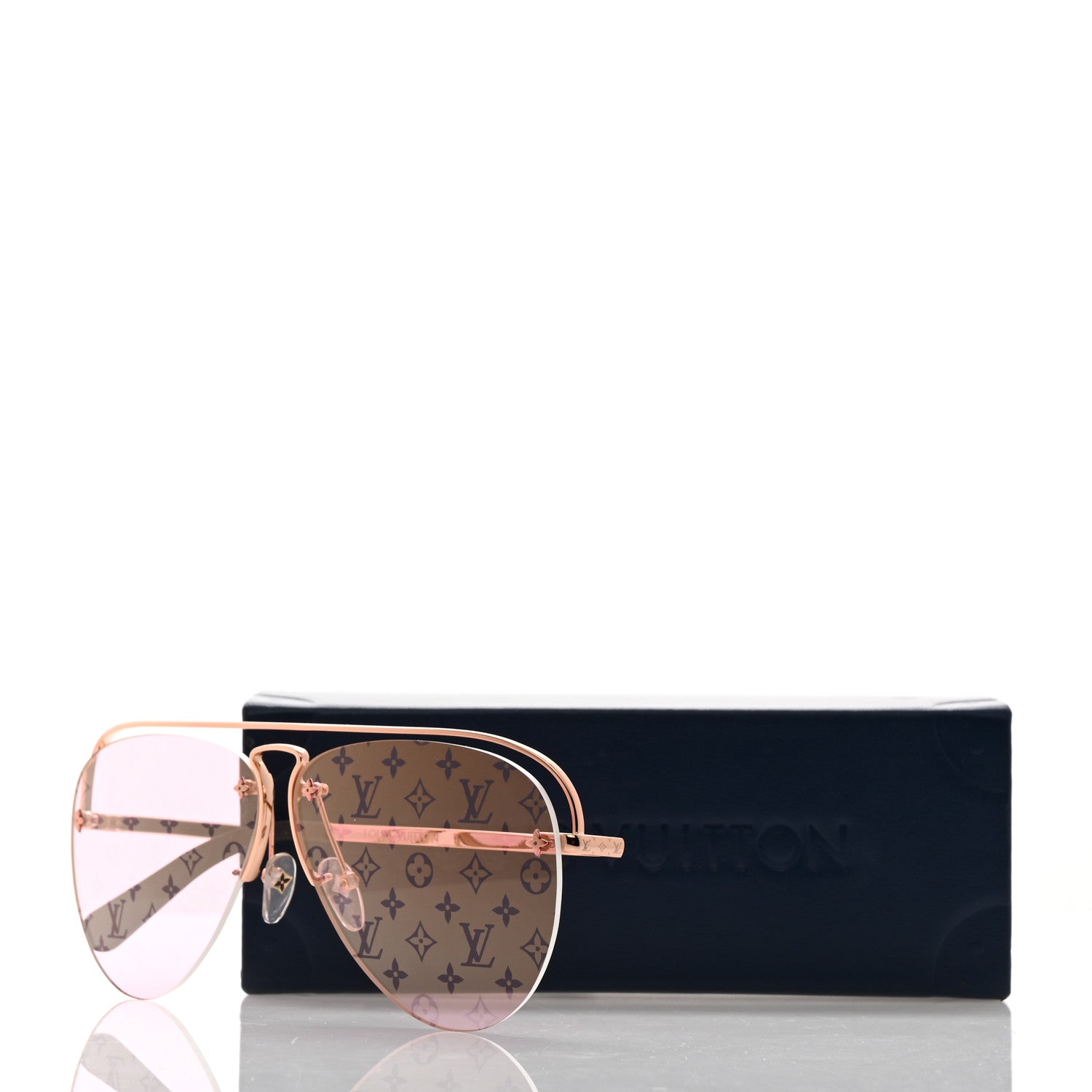 Louis Vuitton Monogram Grease Gradient Sunglasses Z1044W Aubergine 8 of 8