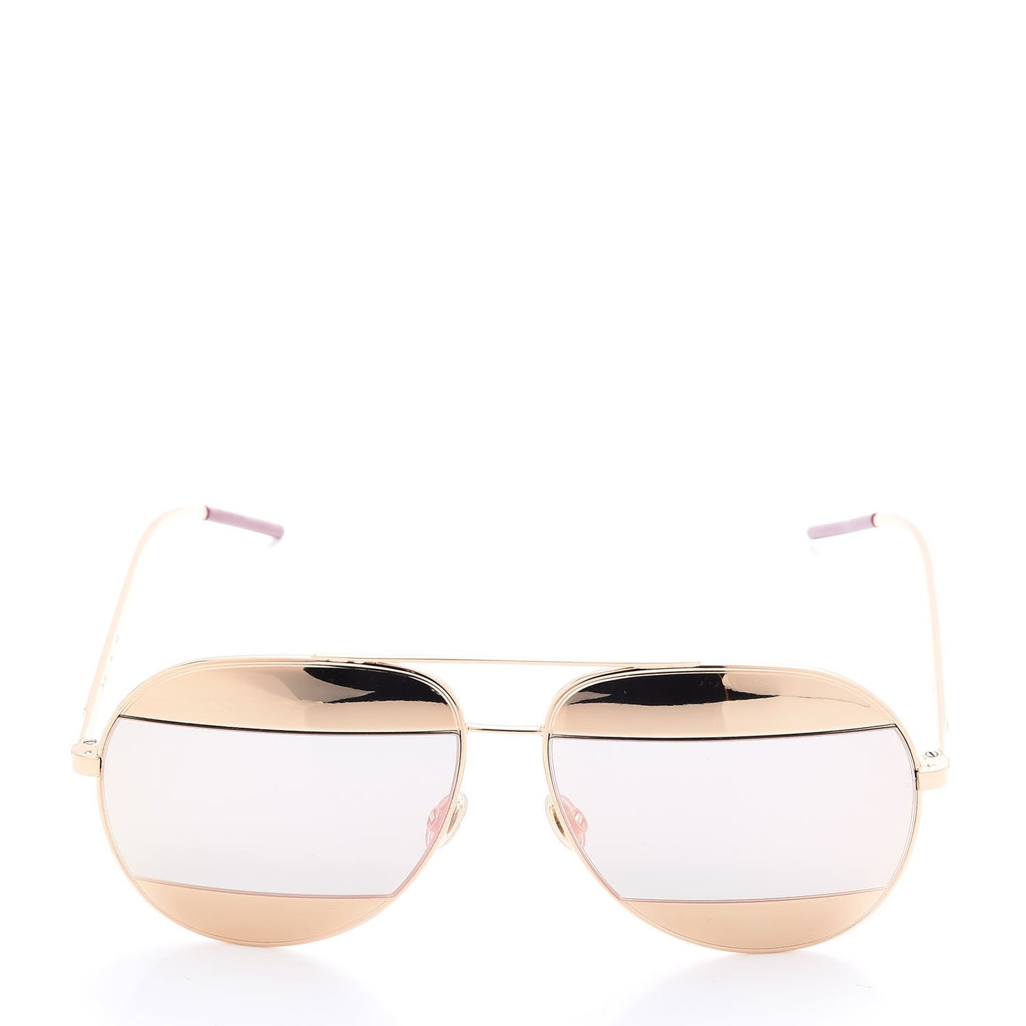 Split 1 Aviator Sunglasses Gold