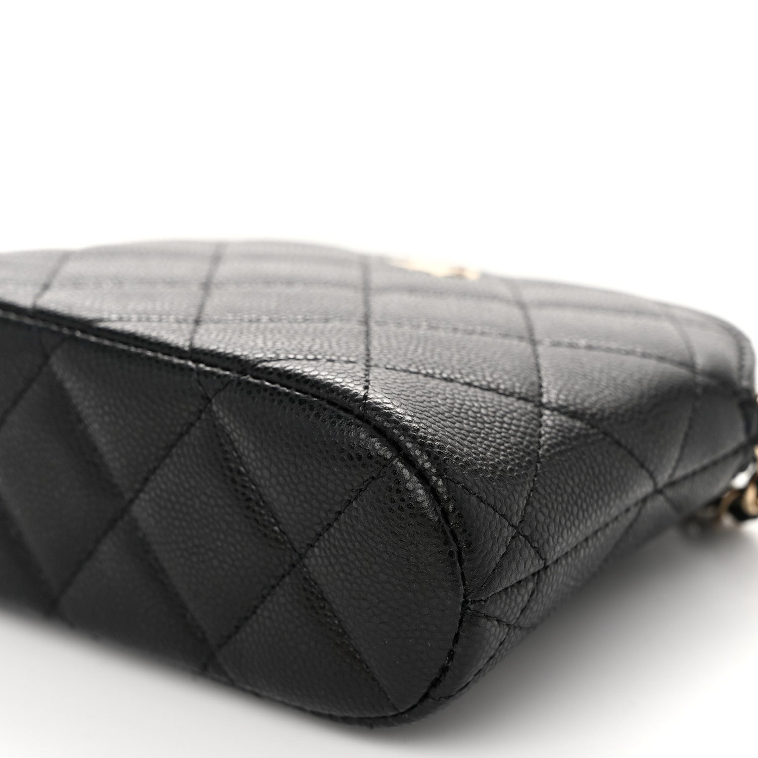Chanel Caviar Quilted Classic Clutch With Chain Black 9 of 9