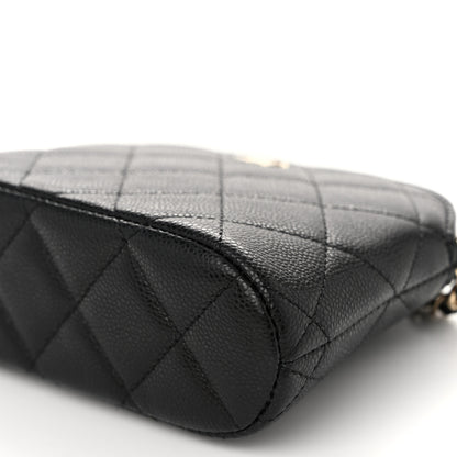 Chanel Caviar Quilted Classic Clutch With Chain Black 9 of 9