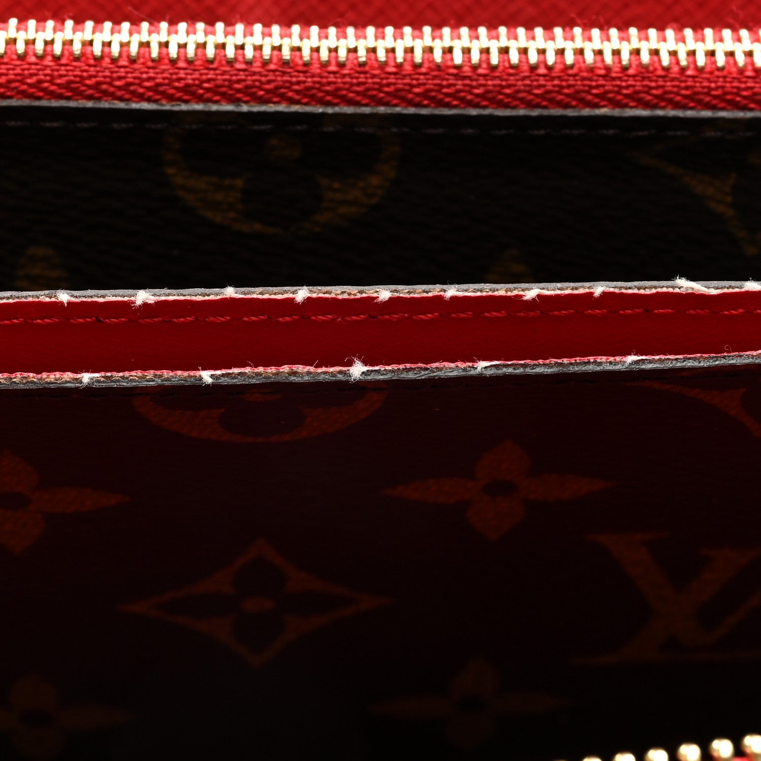 Louis Vuitton Monogram Retiro Zippy Wallet Cherry 7 of 8