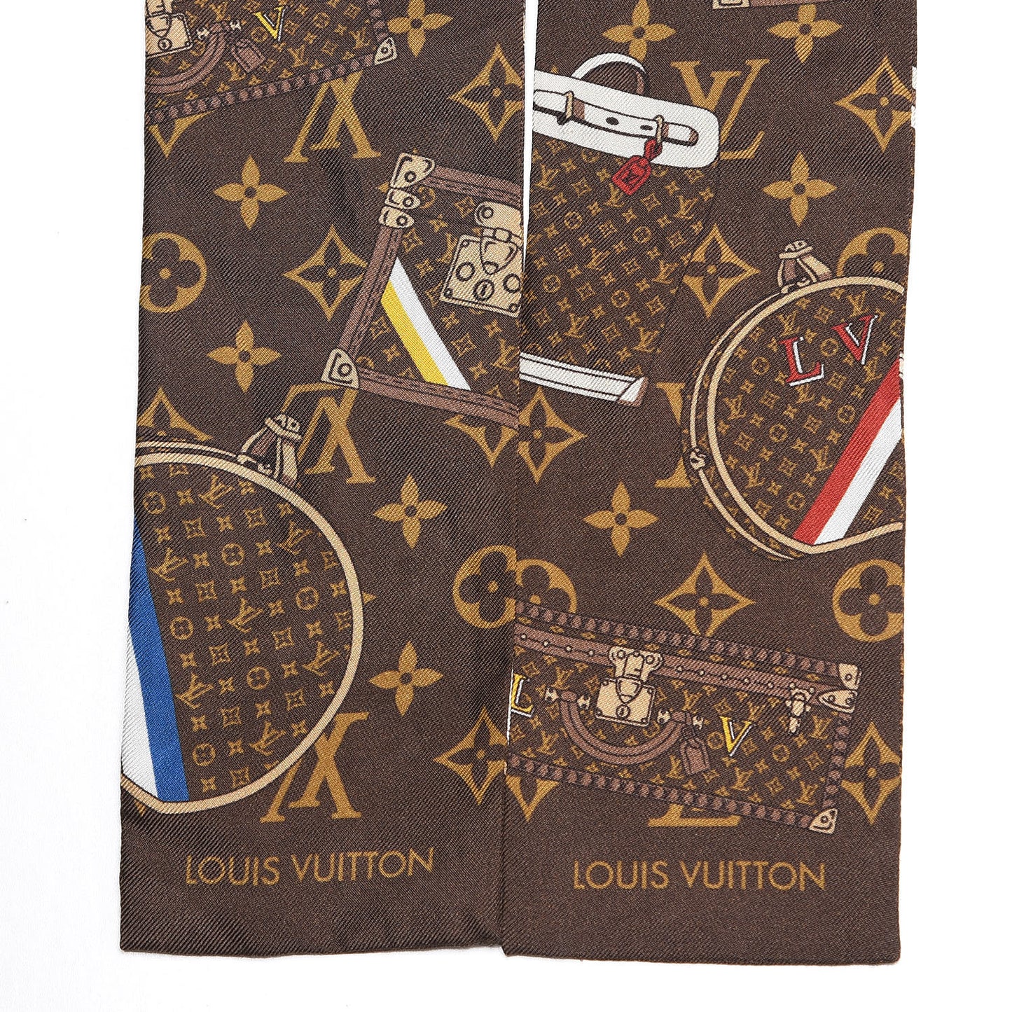 Silk Monogram Trunks Bandeau