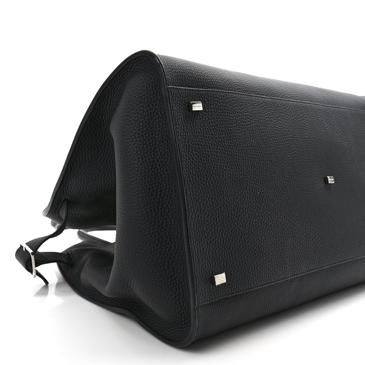 The Row Grained Calfskin Soft Margaux 17 Black 7 of 8