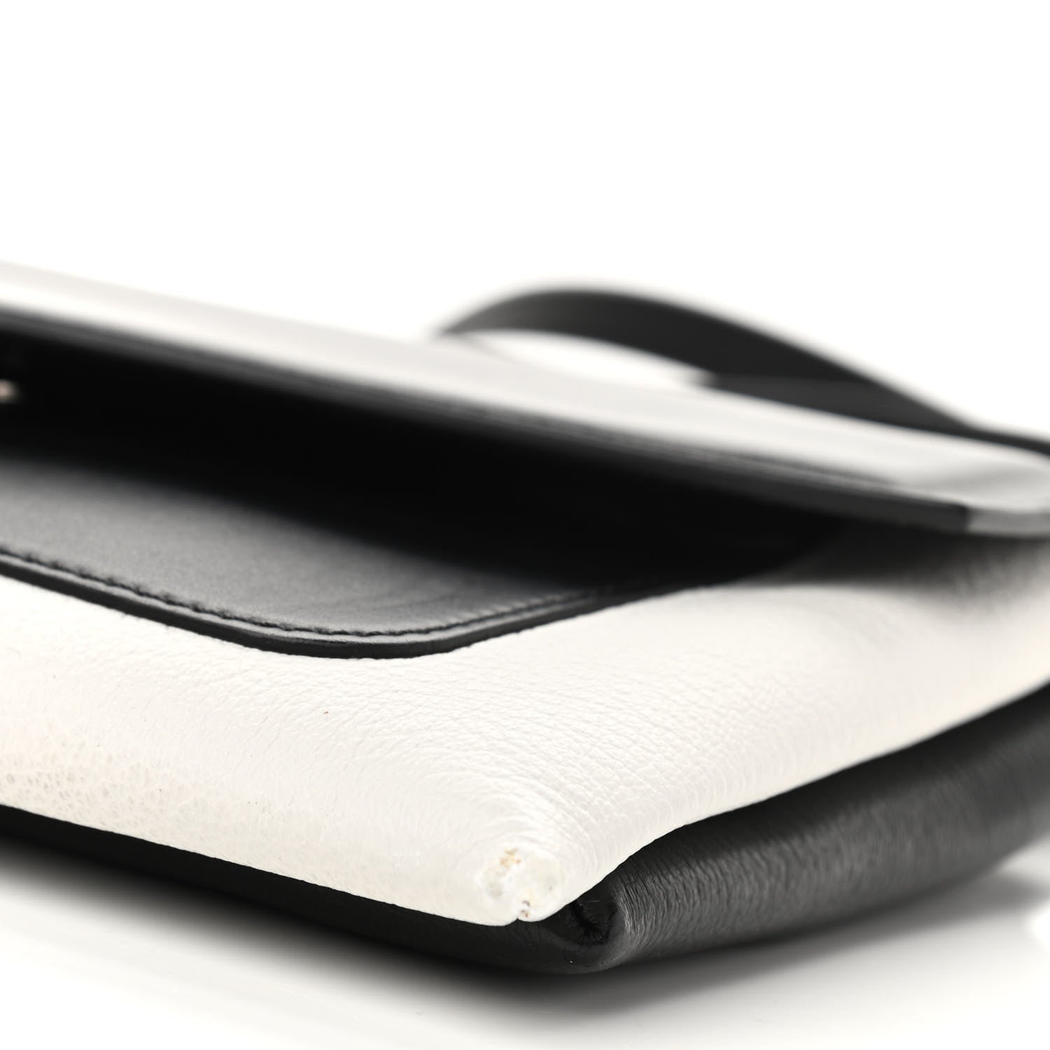 Givenchy Calfskin Duetto Crossbody Bag White Black 10 of 10