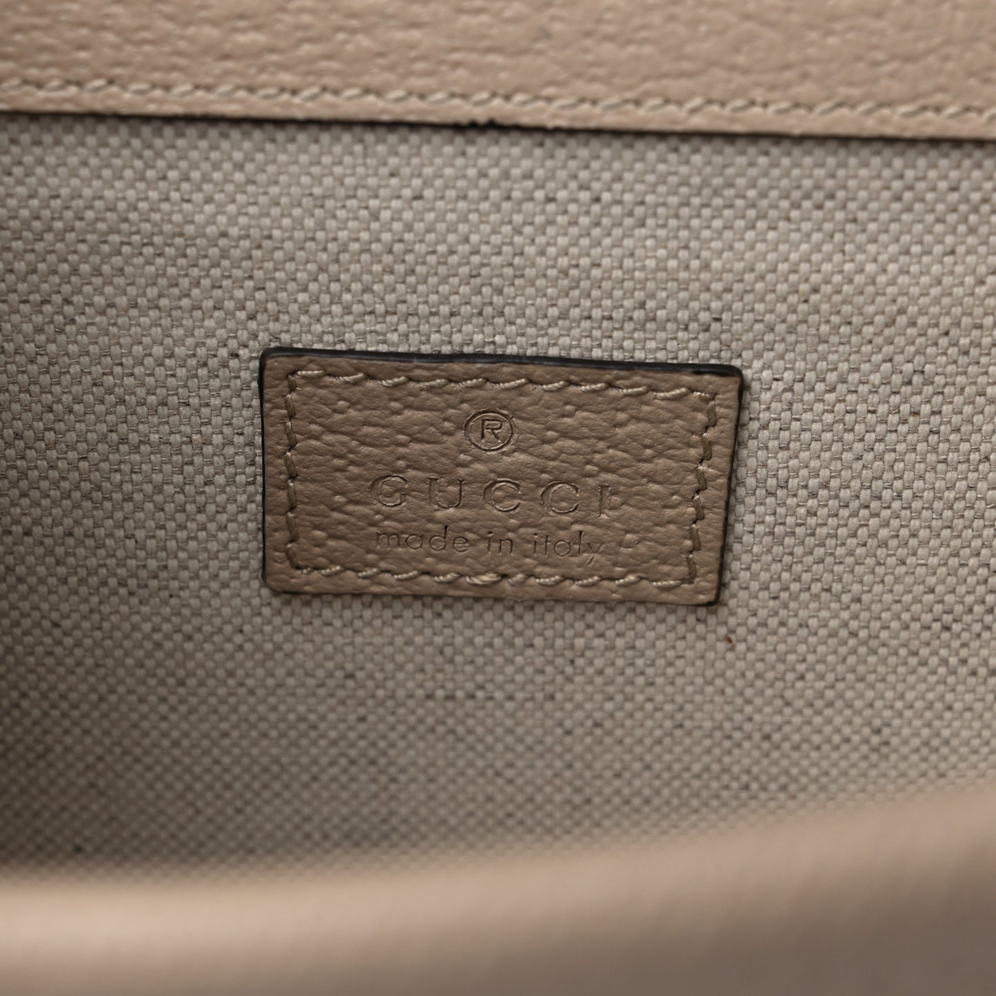 GG Supreme Monogram Textured Dollar Calfskin Small Rectangular Dionysus Shoulder Bag Beige Mystic White Oatmeal