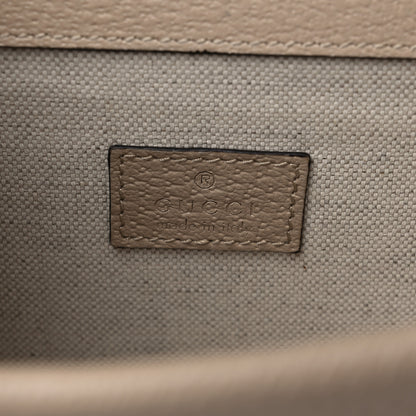 Gucci GG Supreme Monogram Textured Dollar Calfskin Small Rectangular Dionysus Shoulder Bag Beige Mystic White Oatmeal 6 of 10
