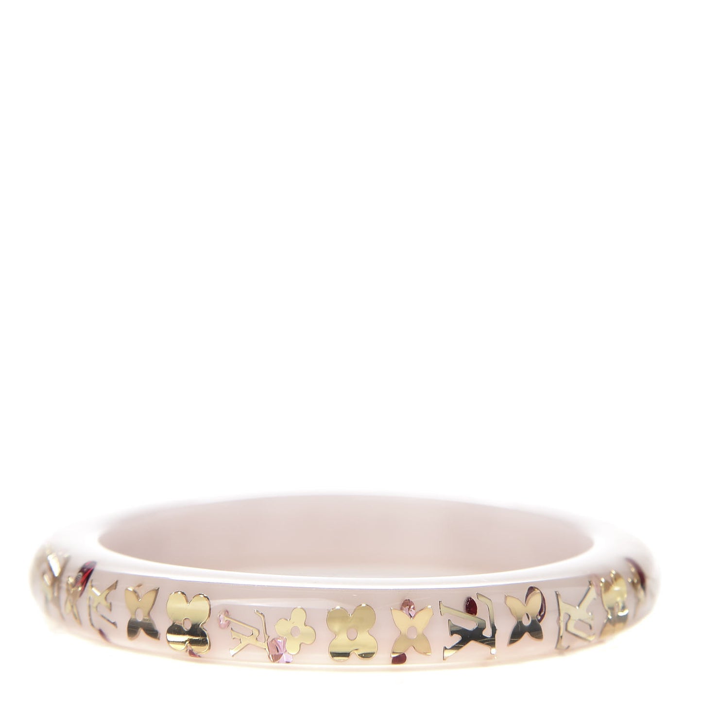 Resin Swarovski Large Inclusion Bracelet PM Parme