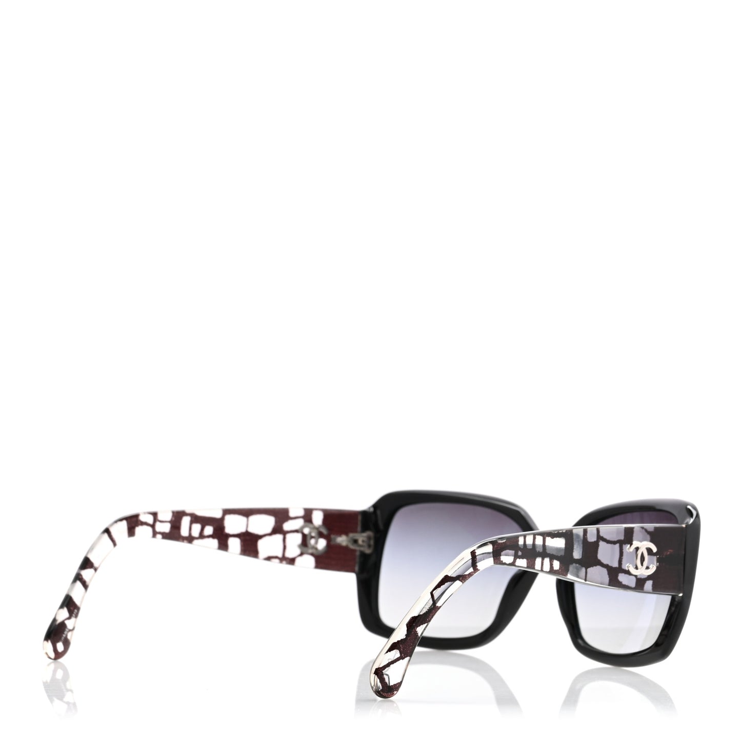 Acetate Square Sunglasses 5213 Black
