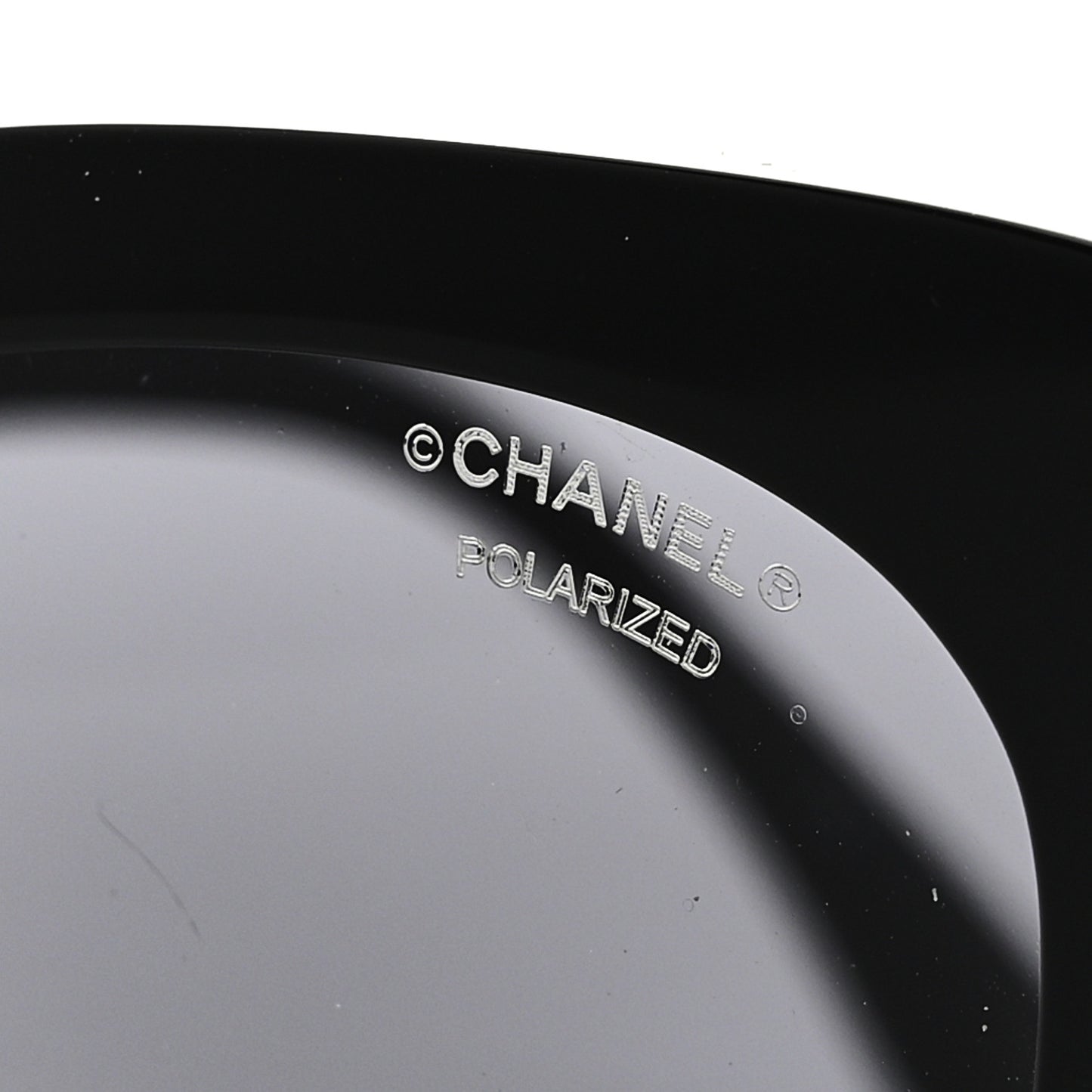 Acetate Strass Polarized Square Sunglasses 5422-B Black