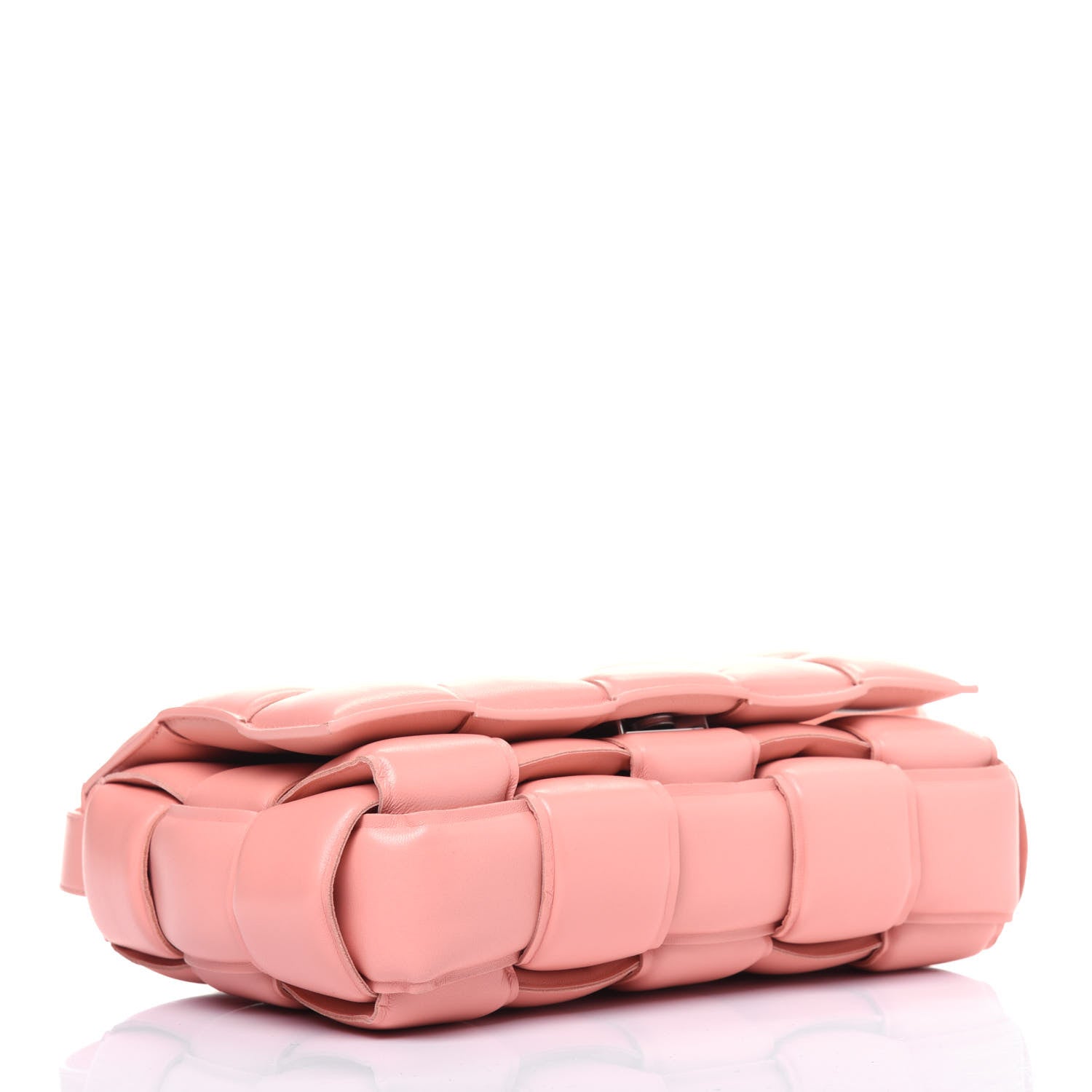 Bottega Veneta Nappa Maxi Intreccio Padded Cassette Crossbody Bag Peachy 4 of 13