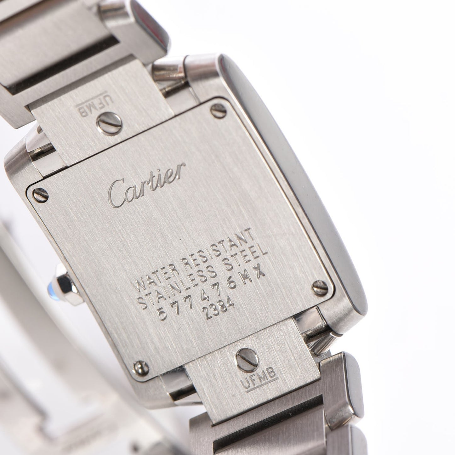 Stainless Steel 20mm Tank Francaise Quartz Watch