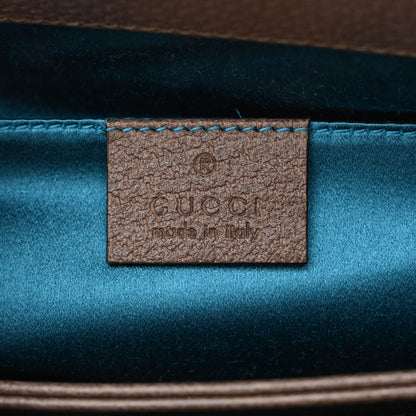 Gucci GG Supreme Monogram Web Small Ophidia Chain Shoulder Bag Brown 6 of 10