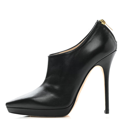 Jimmy Choo Calfskin George Ankle Boots 38 Black 1 of 8