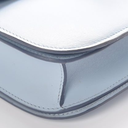 Celine Box Calfskin Medium Classic Box Flap Bag Pale Blue 9 of 11