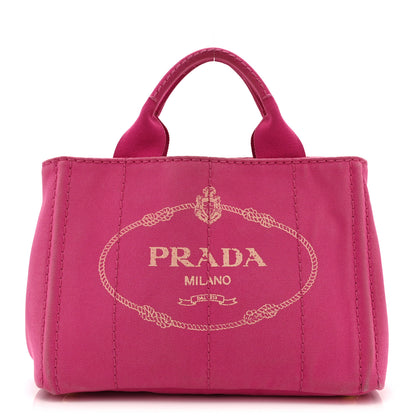 Prada Canapa Small Logo Tote Fuxia 1 of 15