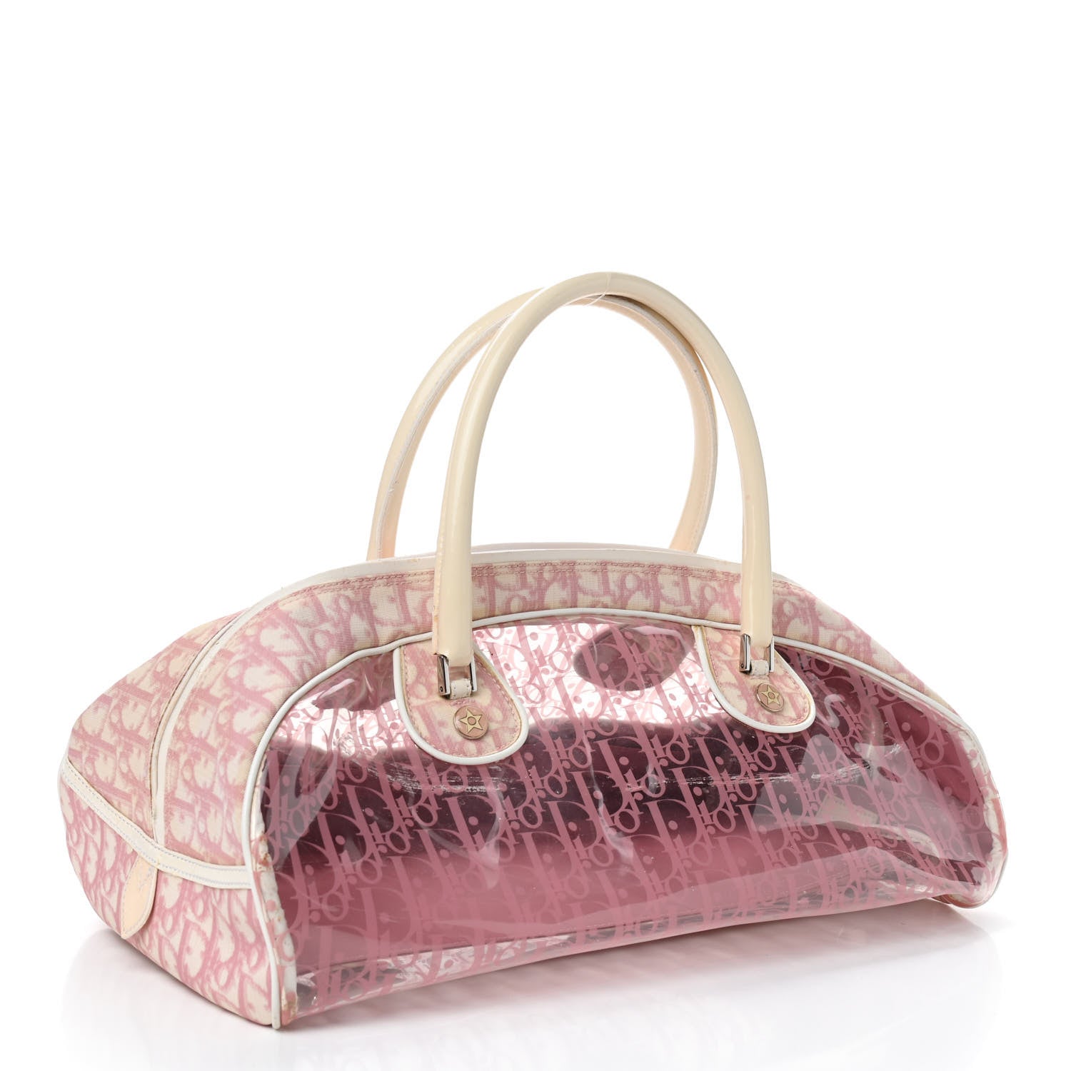Christian Dior Monogram PVC Bowler Pink 3 of 14