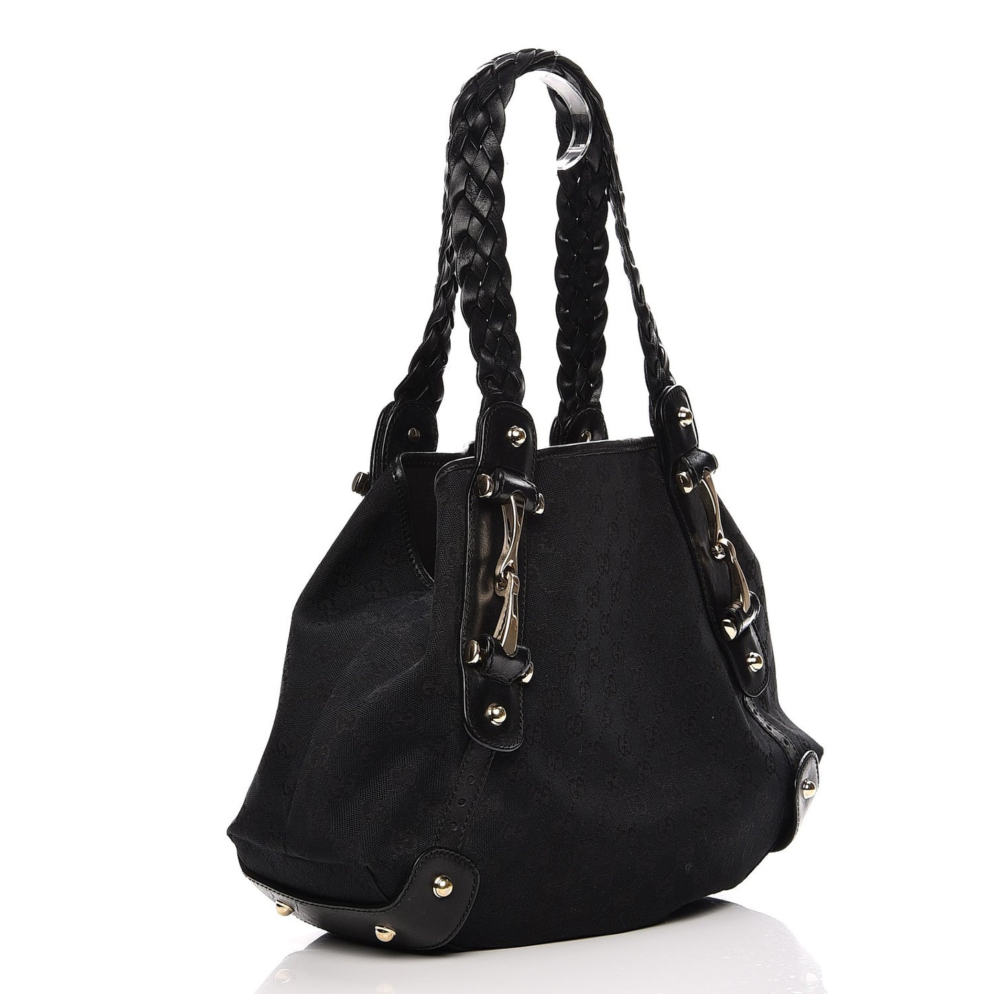 Monogram Small Pelham Shoulder Bag Black