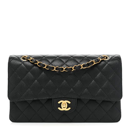 Chanel Caviar Quilted Medium Double Flap Black 1 of 9