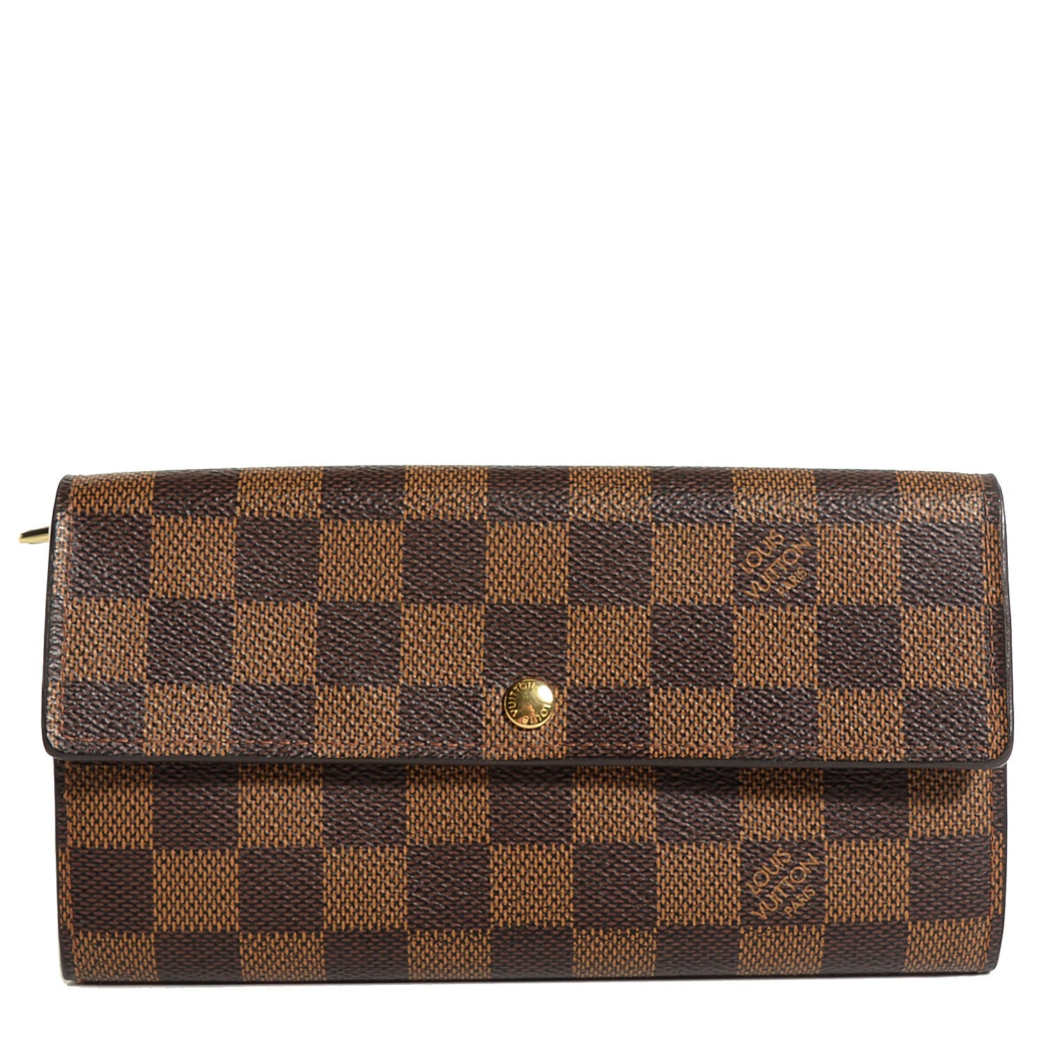Louis Vuitton Damier Ebene Sarah Wallet 1 of 8