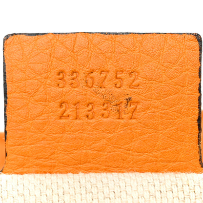 Gucci Pebbled Calfskin Medium Soho Flap Crossbody Curcuma 7 of 16
