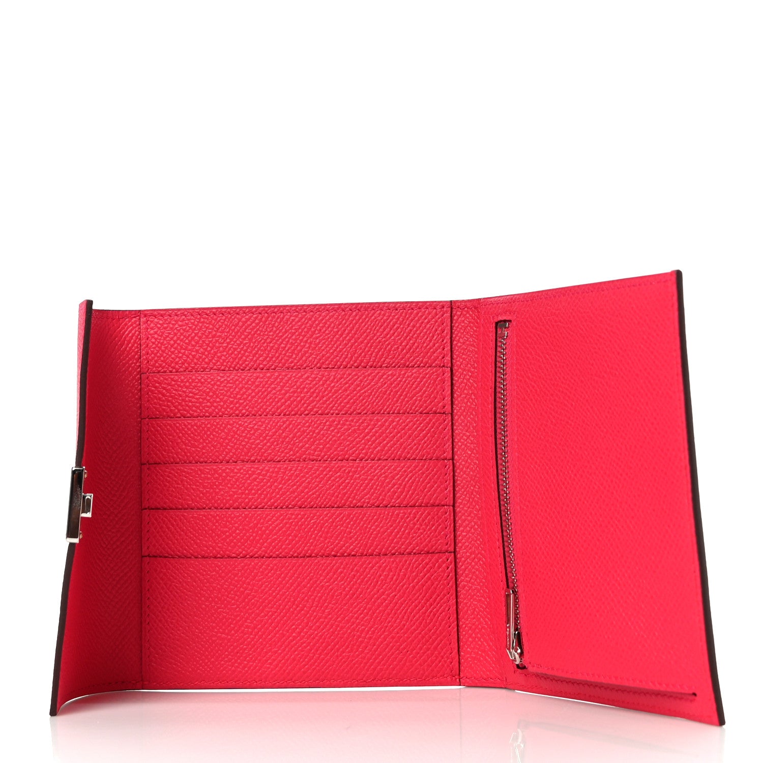 Hermes Epsom Clic 12 Wallet Rose Extreme 5 of 11